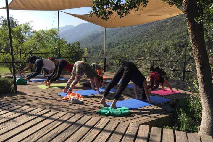 Yoga & Vino en el Parque Antawaya