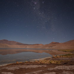 Laguna y Seismiles de Atacama